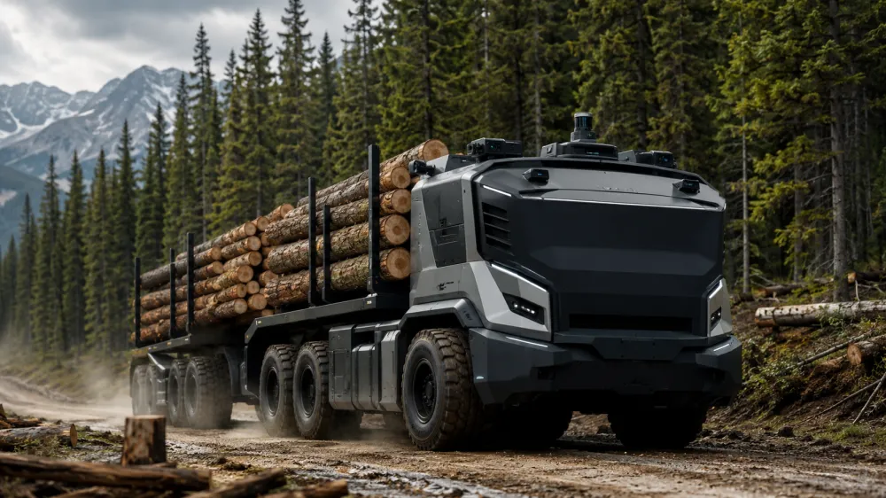 Автономні лісовози заходять у лісову галузь: Kodiak AI тестуватиме безпілотні вантажівки для West Fraser у Канаді