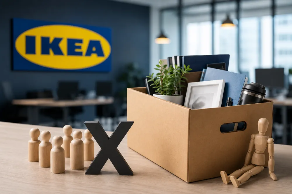 IKEA скорочує 850 посад: меблевий гігант перебудовує бізнес на тлі слабкого попиту